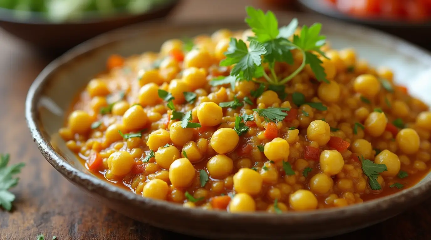 chickpea lentil curry