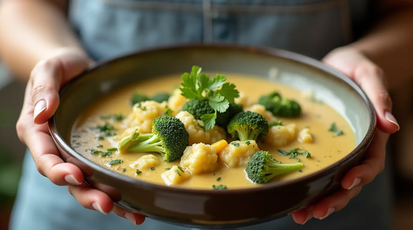 broccoli and cauliflower soup