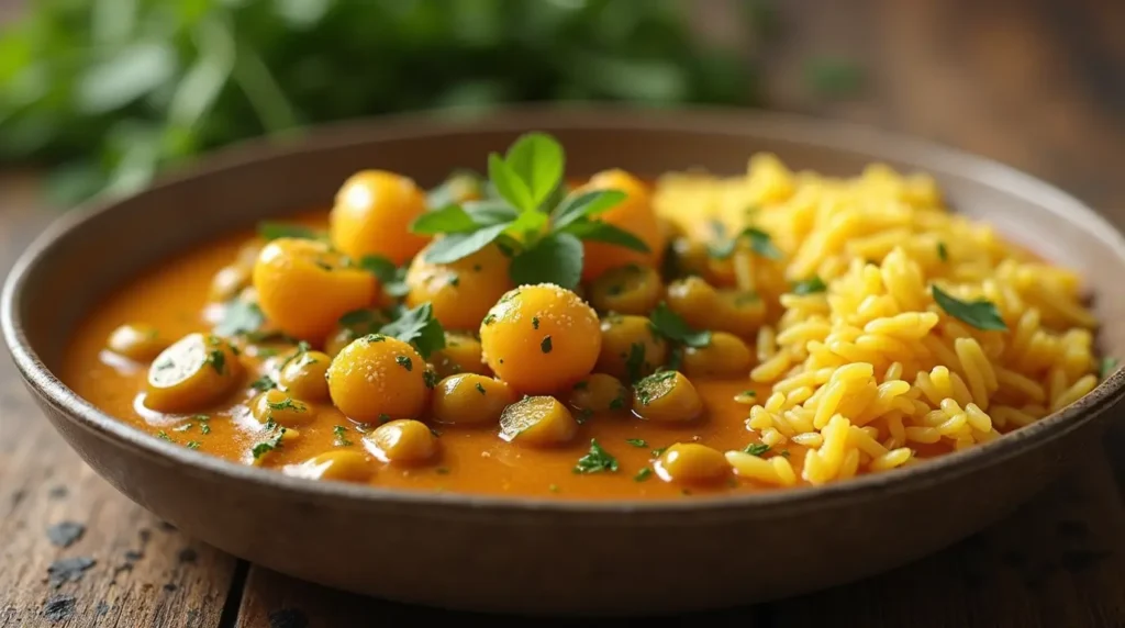 potato chickpea curry