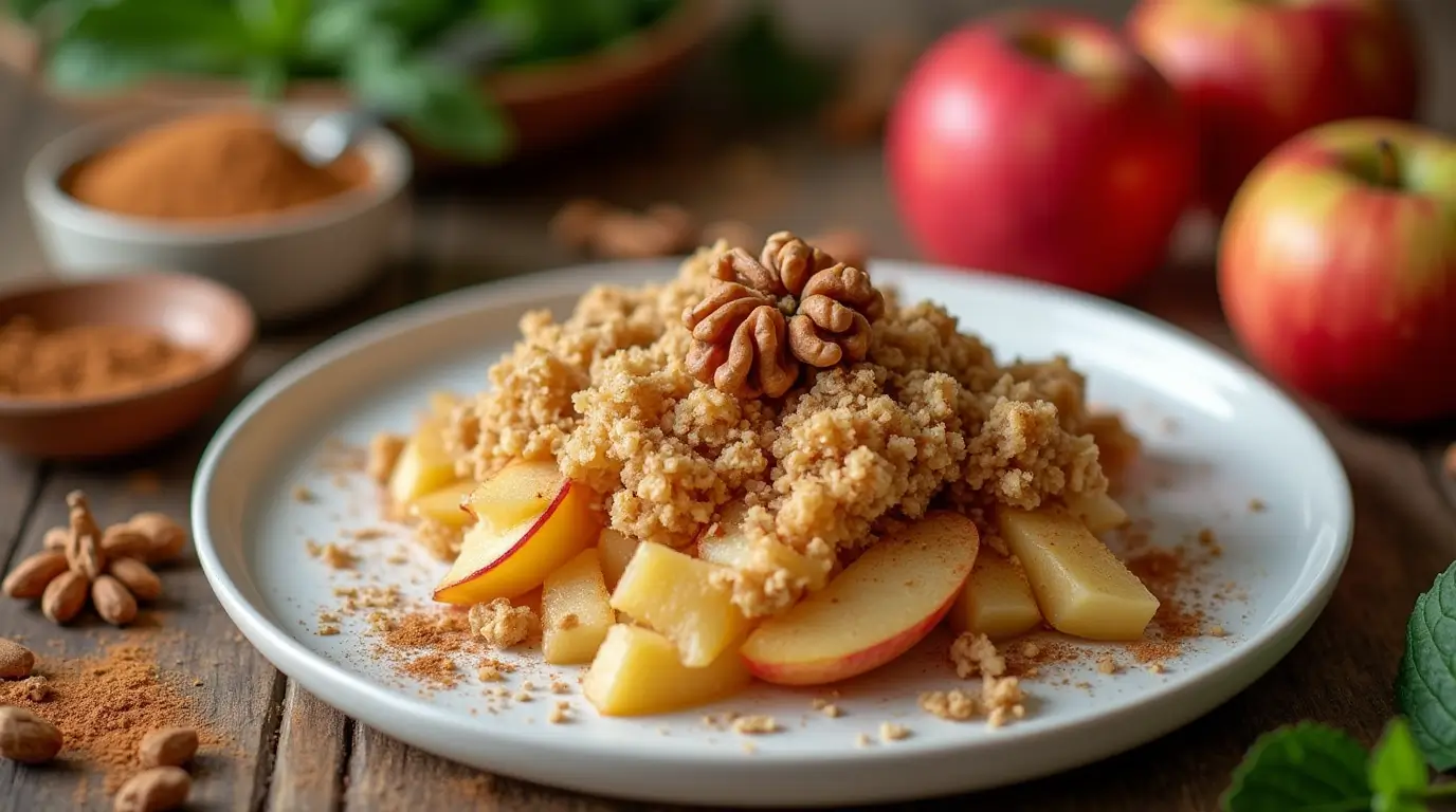 diabetic apple crisp