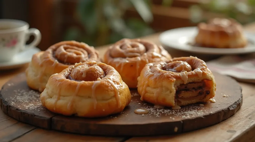 pancake mix cinnamon roll recipe